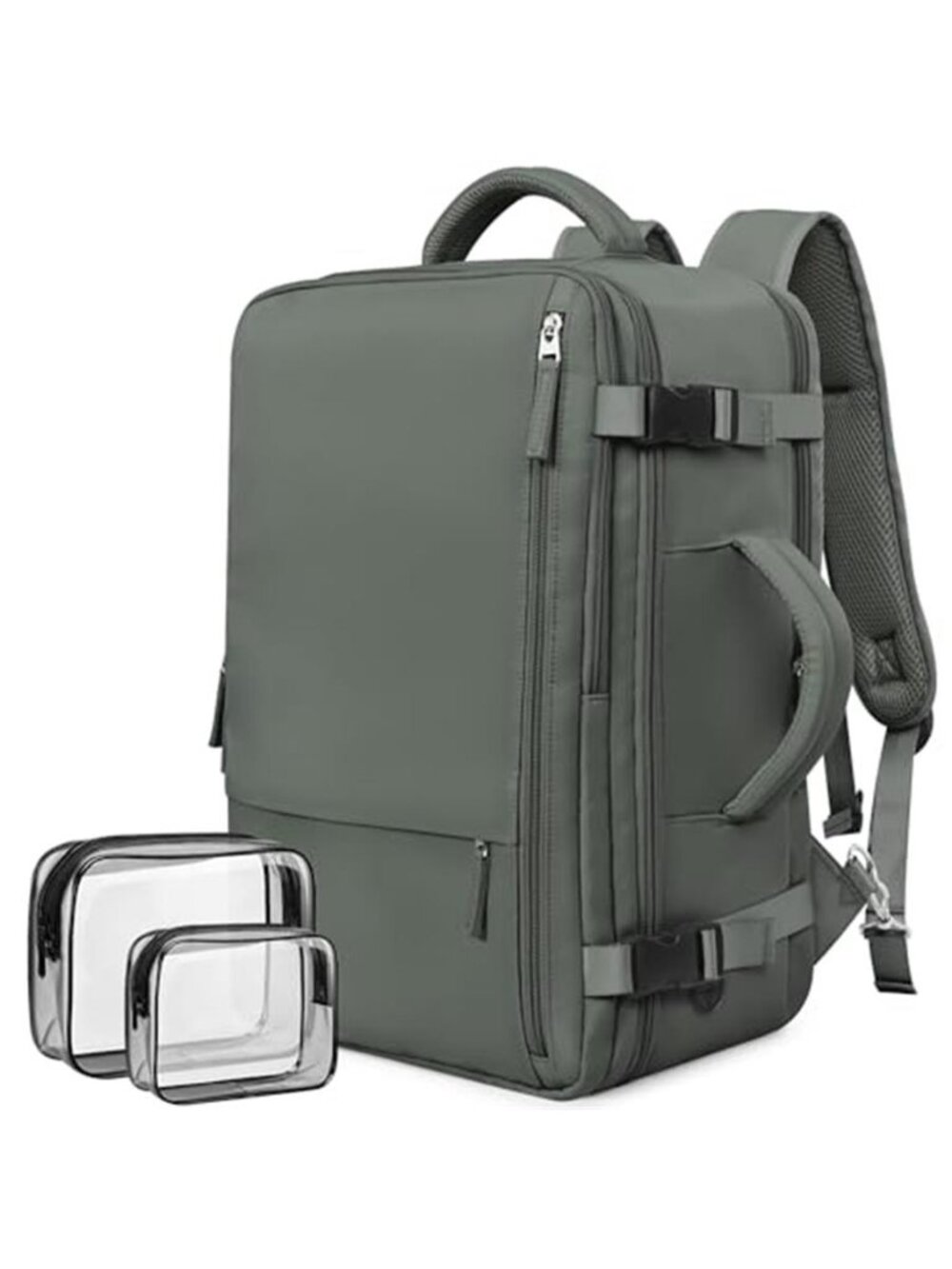 Travel Backpack Carry On Flight Approved Laptop Backpack USB Weekender Bag